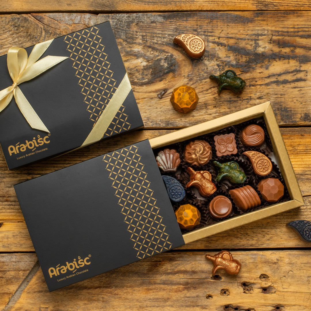 Black Golden Medium Box