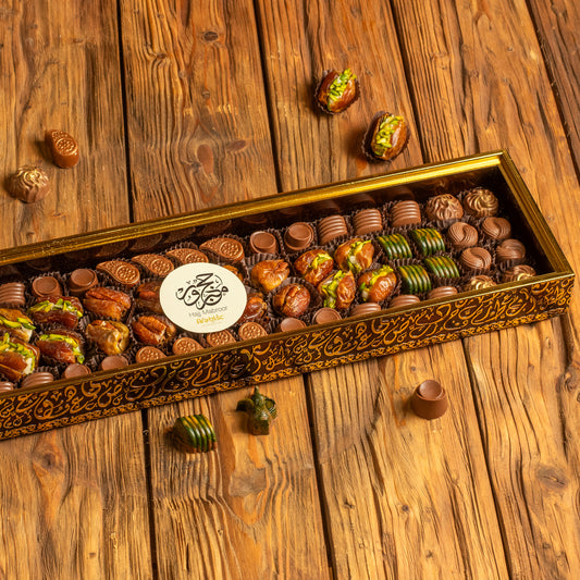 Haj Black Golden Chocolate Tray