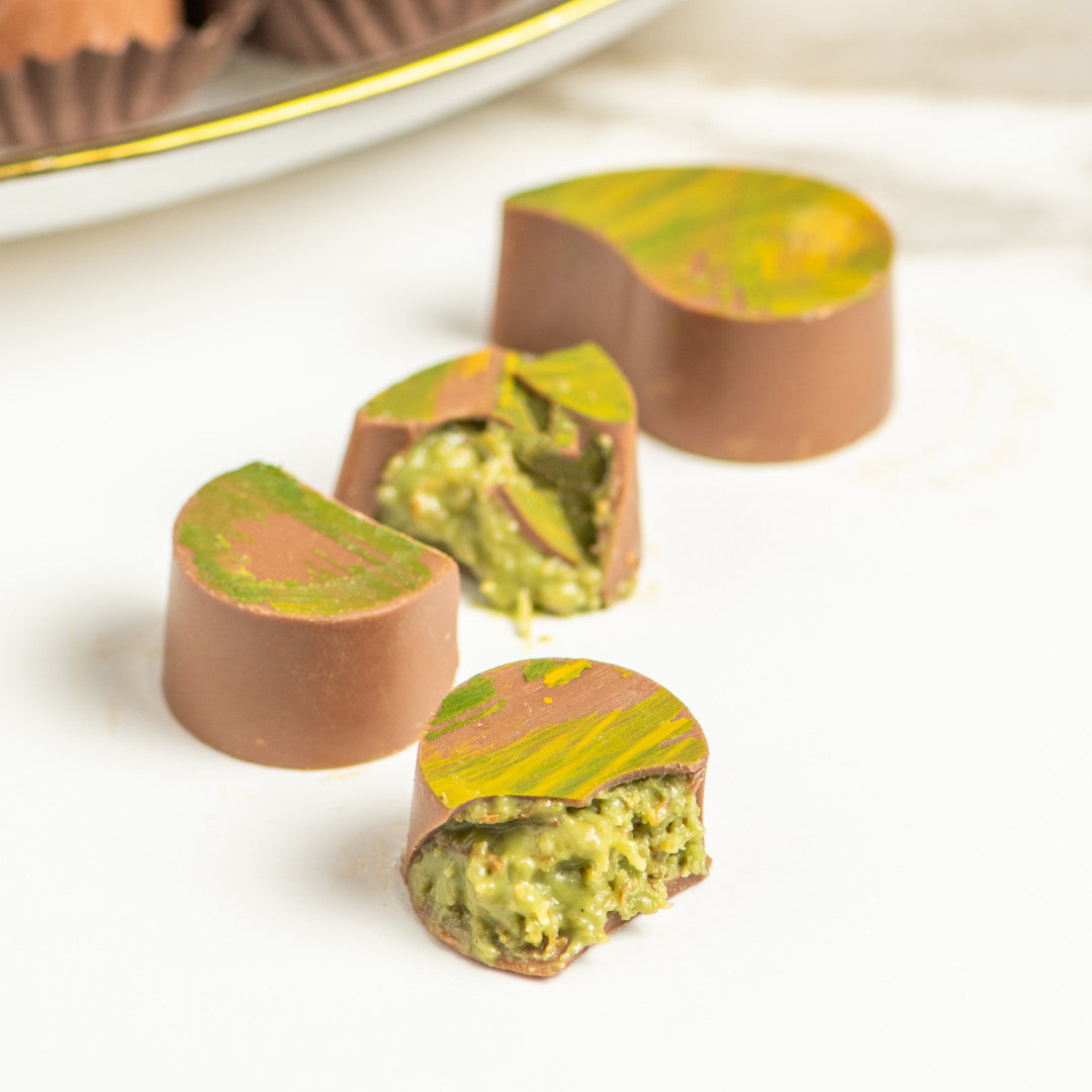 Medium Box of Kunafa Pistachio Chocolate