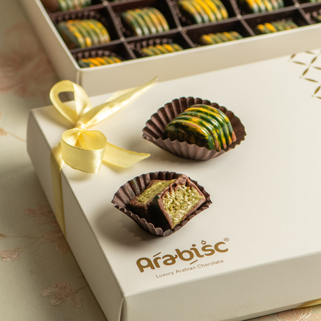 Medium Box of Kunafa Pistachio Chocolate