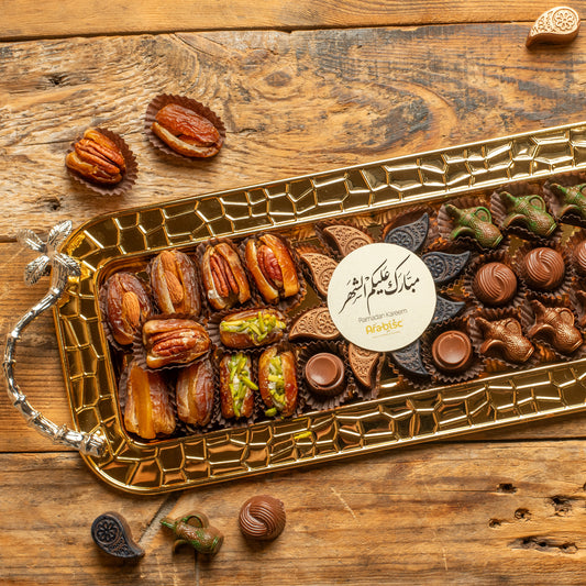 Rectangle Chocolate and Dates Tray